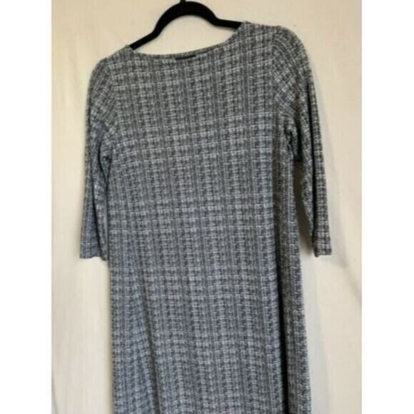J Jill Wearever Womens Plaid Shift Dress Size MP Rayon Blend Academia Office - Picture 6 of 10